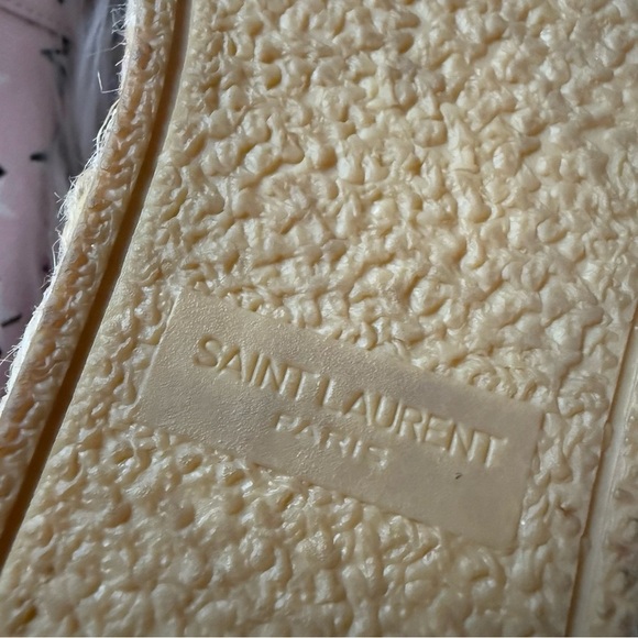 YSL SAINT LAURENT Pink Star Fun Espadrilles Size 37 (7) - Picture 10 of 10